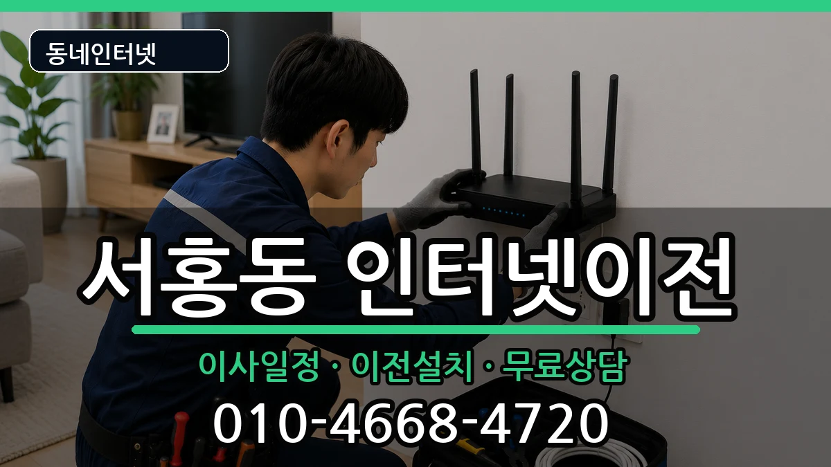제주특별자치도서귀포시서홍동  인터넷이전 준비사항형