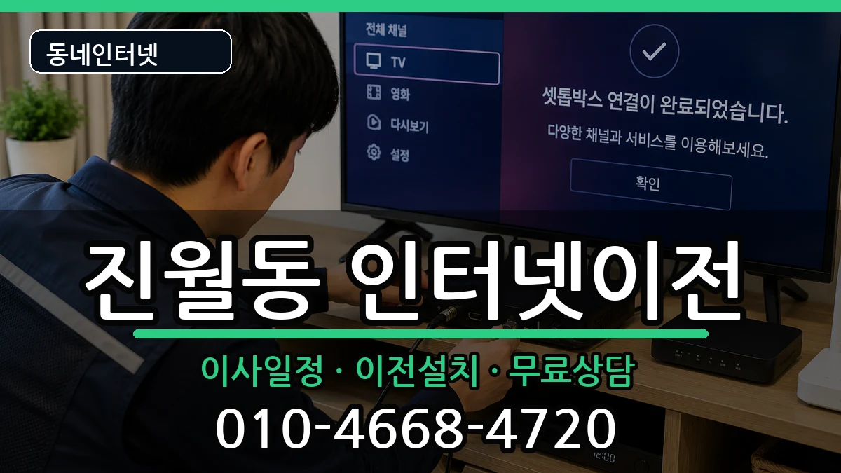 광주광역시남구진월동 인터넷TV결합 인터넷 설치 안내 이미지 2