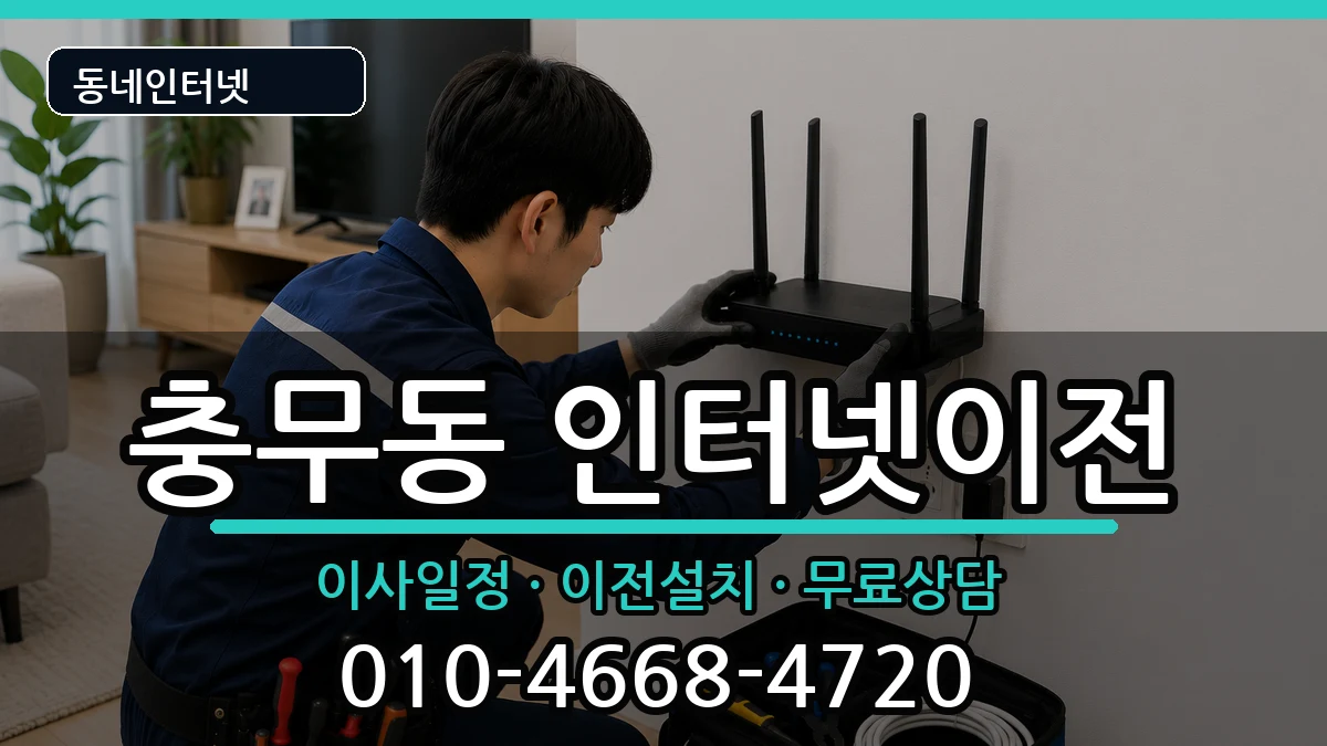 경상남도창원시진해구충무동 기업인터넷 인터넷 설치 안내 이미지 2