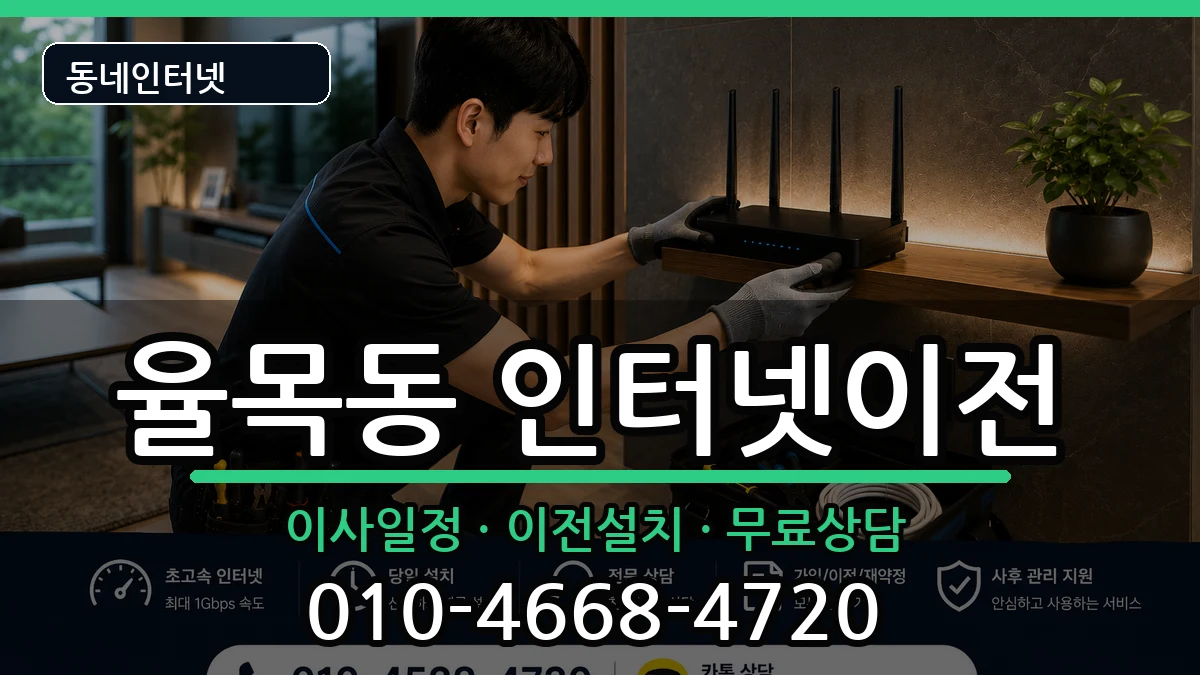 인천광역시중구율목동  기업인터넷 절차형