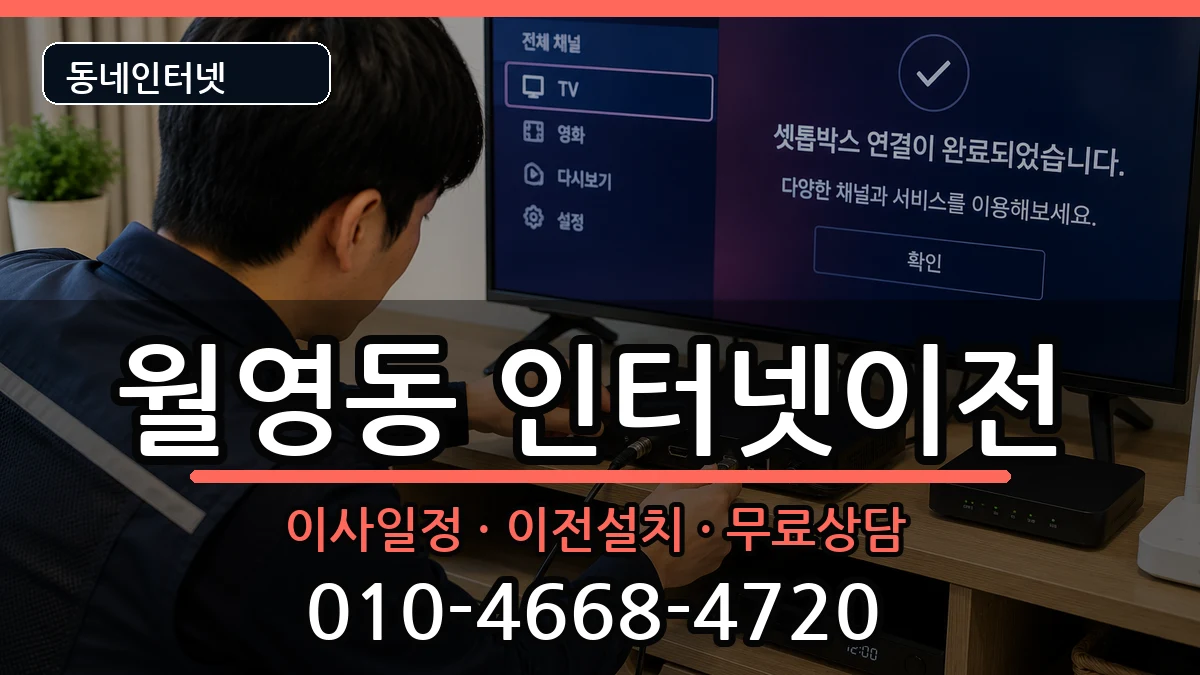 경상남도창원시마산합포구월영동 인터넷이전 경상남도창원시마산합포구월영동 인터넷이전 인터넷 설치 안내 이미지 1
