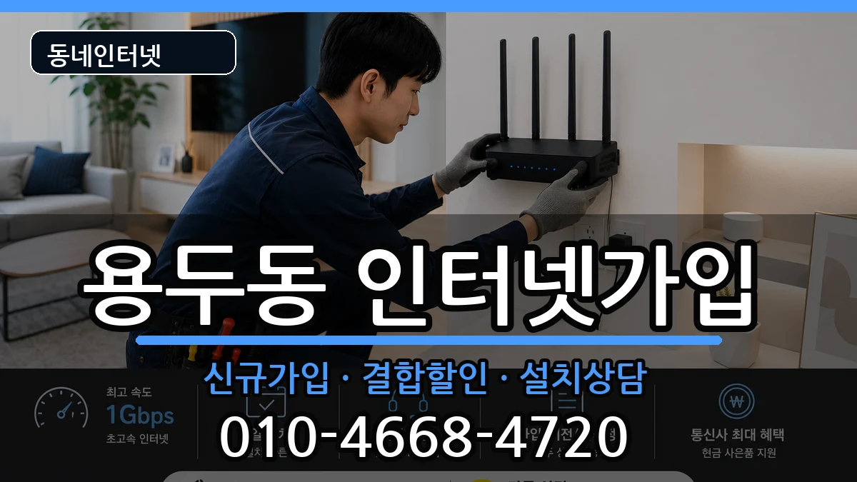 충청북도제천시용두동  인터넷가입 비용형