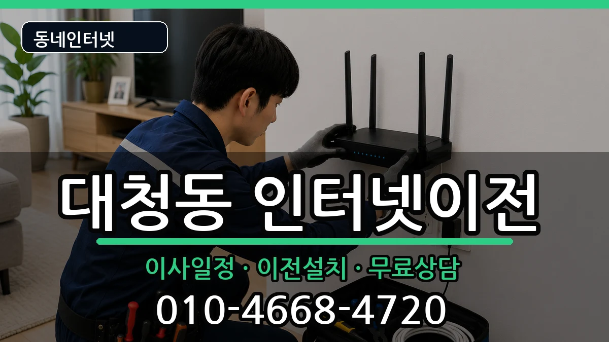 부산광역시중구대청동  기업인터넷 준비사항형