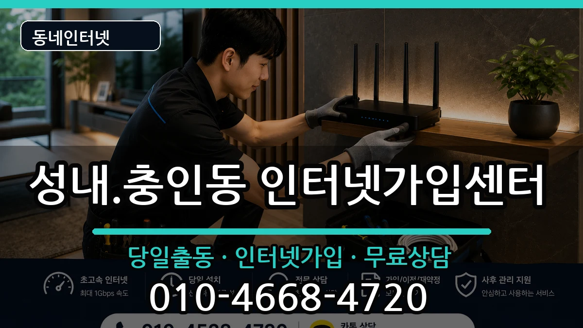 충청북도충주시성내.충인동 인터넷설치 인터넷 설치 안내 이미지 3