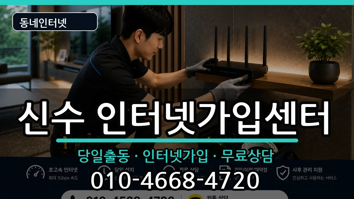 경상남도사천시신수 인터넷설치 인터넷 설치 안내 이미지 3