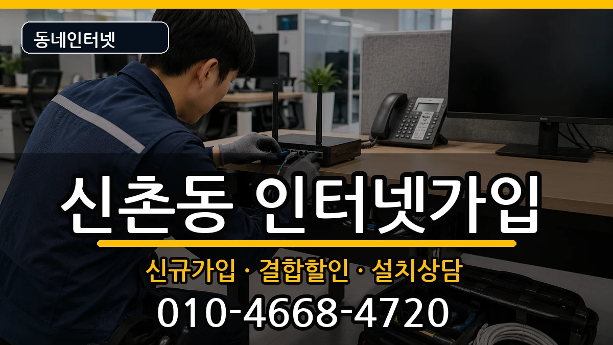 서울특별시서대문구신촌동 인터넷가입 인터넷 설치 안내 이미지 3