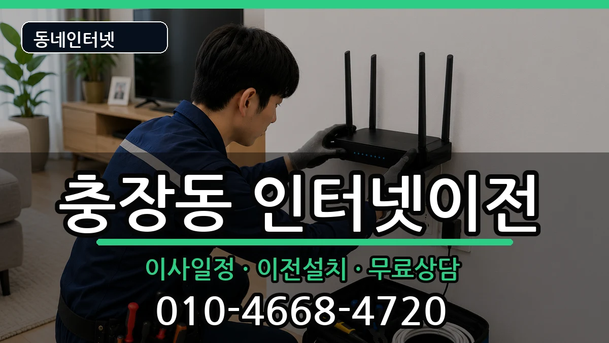 광주광역시동구충장동 인터넷TV결합 인터넷 설치 안내 이미지 1