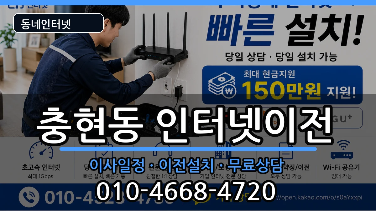 서울특별시서대문구충현동  인터넷TV결합 FAQ형