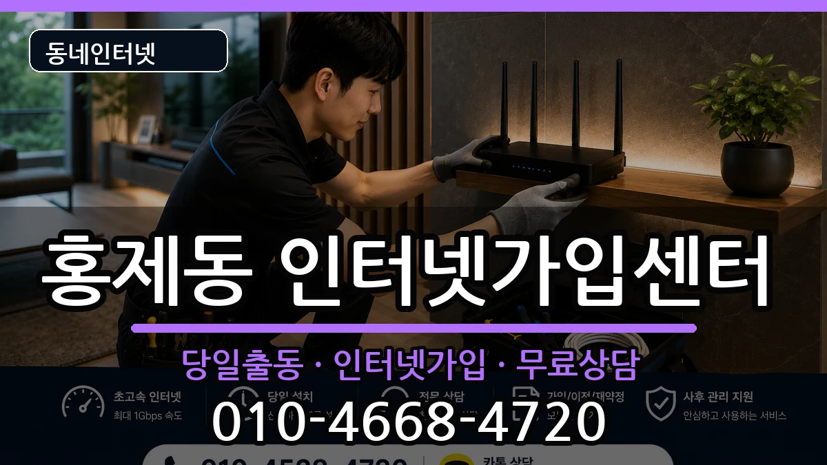 서울특별시서대문구홍제동 인터넷설치 인터넷 설치 안내 이미지 2