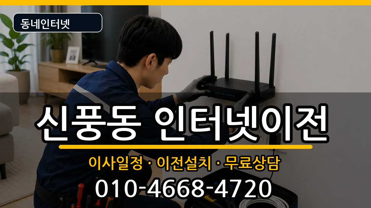 전북특별자치도군산시신풍동 인터넷이전 인터넷 설치 안내 이미지 1