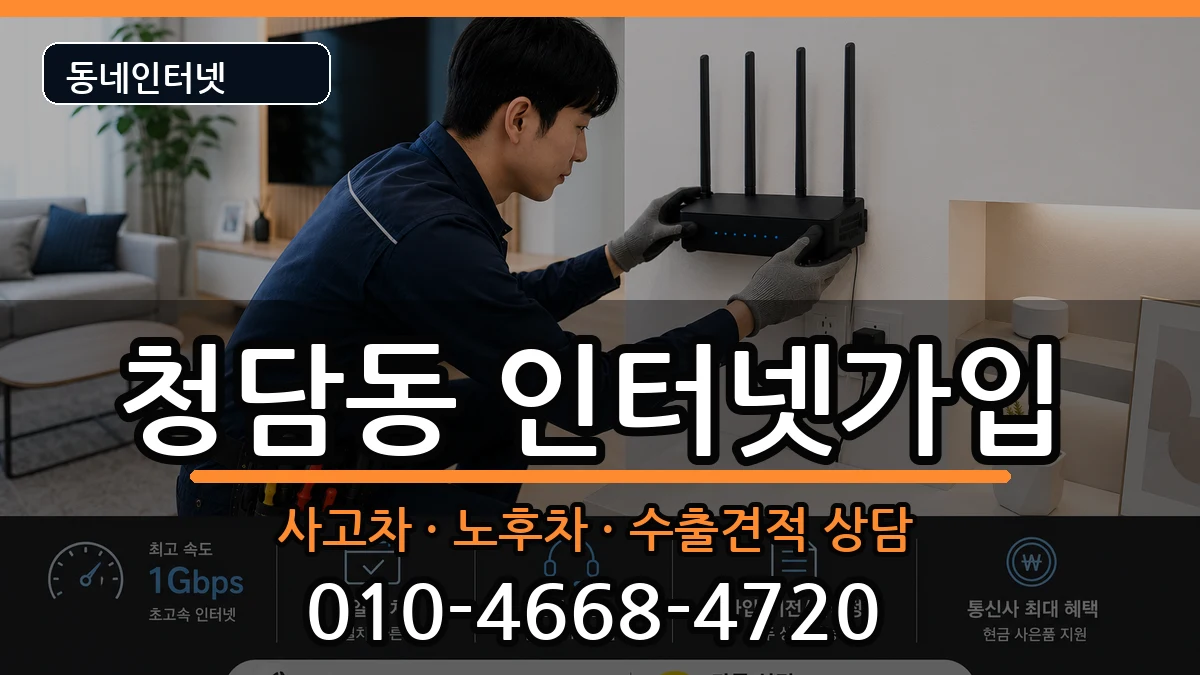 서울특별시강남구청담동 인터넷가입 서울특별시강남구청담동 인터넷가입 설치정보 처리 안내 이미지 3