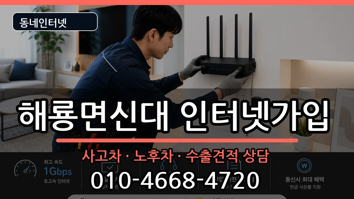 전라남도순천시해룡면신대 인터넷가입 전라남도순천시해룡면신대 인터넷가입 설치정보 처리 안내 이미지 3